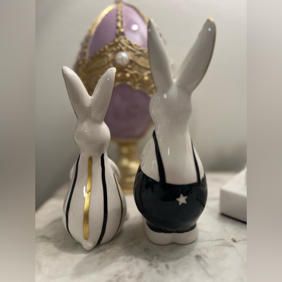 Modern Bunny Easter Bunny Set of 2 - Picture 8 of 9